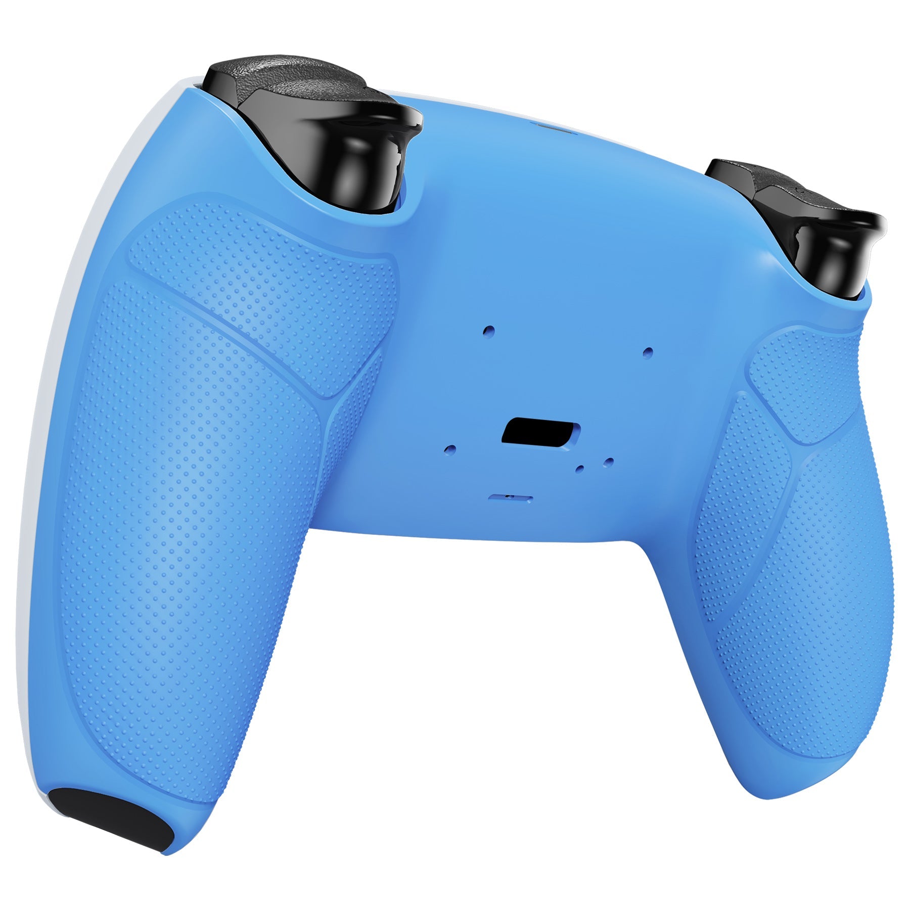 eXtremeRate Retail Starlight Blue Performance Rubberized Grip Redesigned Back Shell for PS5 Controller eXtremerate RISE Remap Kit - Controller & RISE Remap Board NOT Included - UPFU6006