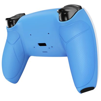 eXtremeRate Retail Starlight Blue Performance Rubberized Grip Redesigned Back Shell for PS5 Controller eXtremerate RISE Remap Kit - Controller & RISE Remap Board NOT Included - UPFU6006