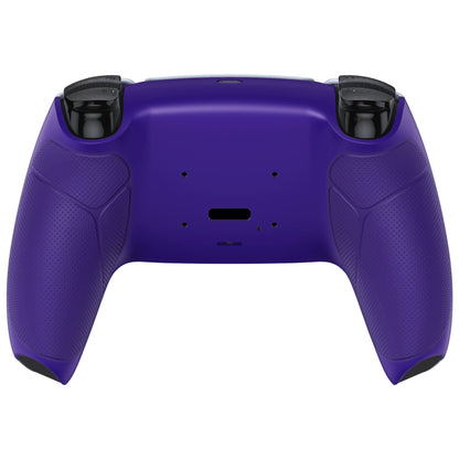 eXtremeRate Retail Galactic Purple Performance Rubberized Grip Redesigned Back Shell for PS5 Controller eXtremerate RISE Remap Kit - Controller & RISE Remap Board NOT Included - UPFU6007