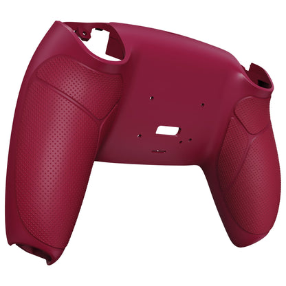 eXtremeRate Retail Cosmic Red Performance Rubberized Grip Redesigned Back Shell for PS5 Controller eXtremerate RISE Remap Kit - Controller & RISE Remap Board NOT Included - UPFU6008