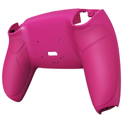 eXtremeRate Retail Nova Pink Performance Rubberized Grip Redesigned Back Shell for PS5 Controller eXtremerate RISE Remap Kit - Controller & RISE Remap Board NOT Included - UPFU6009