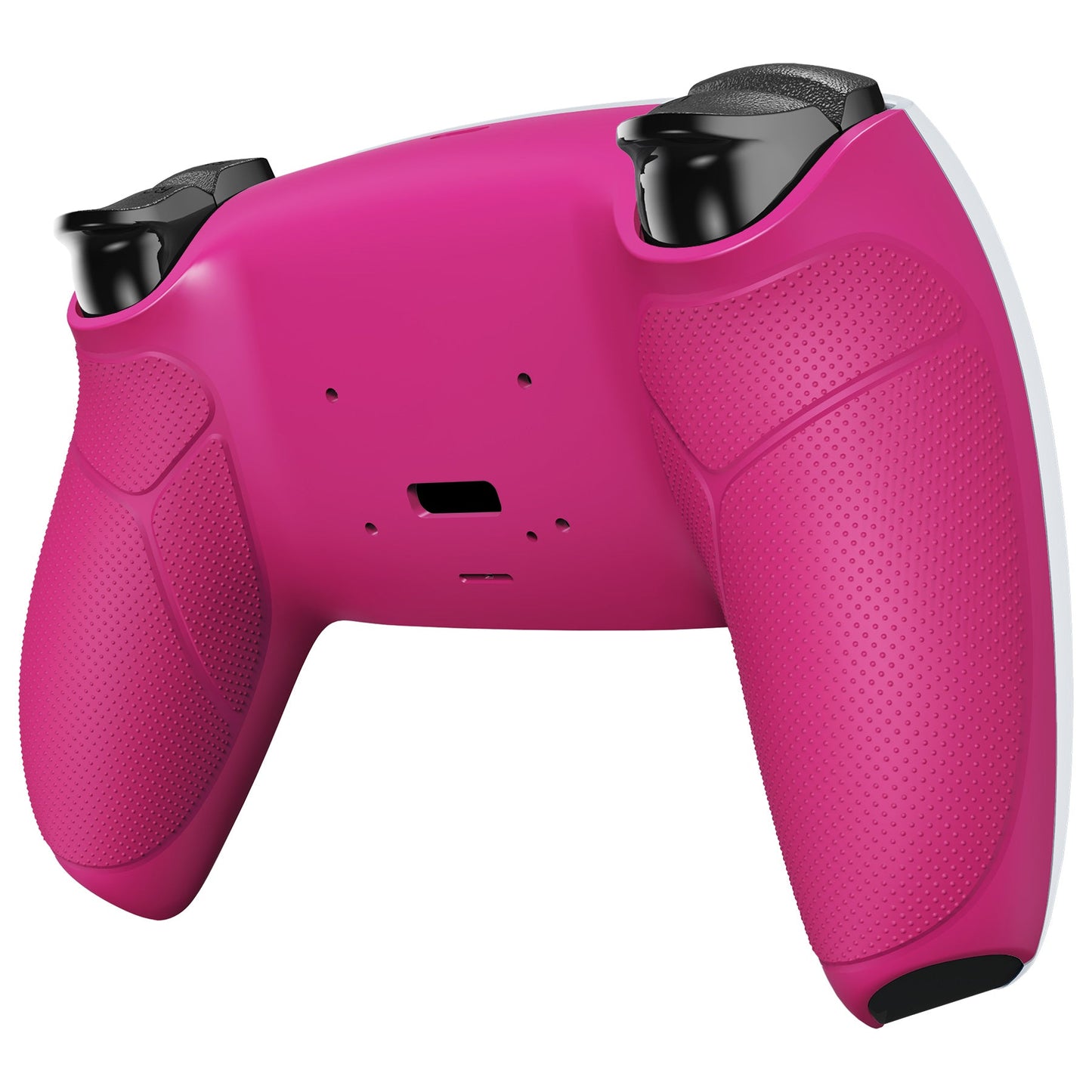 eXtremeRate Retail Nova Pink Performance Rubberized Grip Redesigned Back Shell for PS5 Controller eXtremerate RISE Remap Kit - Controller & RISE Remap Board NOT Included - UPFU6009