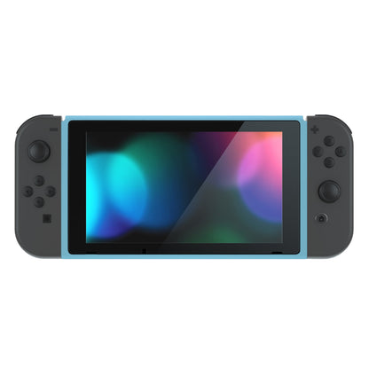 eXtremeRate Retail Heaven Blue DIY Housing Shell for Nintendo Switch Console, Replacement Faceplate Front Frame for Nintendo Switch Console with Volume Up Down Power Buttons - Console NOT Included - VEP307