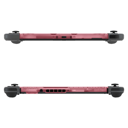 eXtremeRate Retail Cherry Pink DIY Housing Shell for NS Switch Console, Replacement Faceplate Front Frame for NS Switch Console with Volume Up Down Power Buttons - Console NOT Included - VEP319