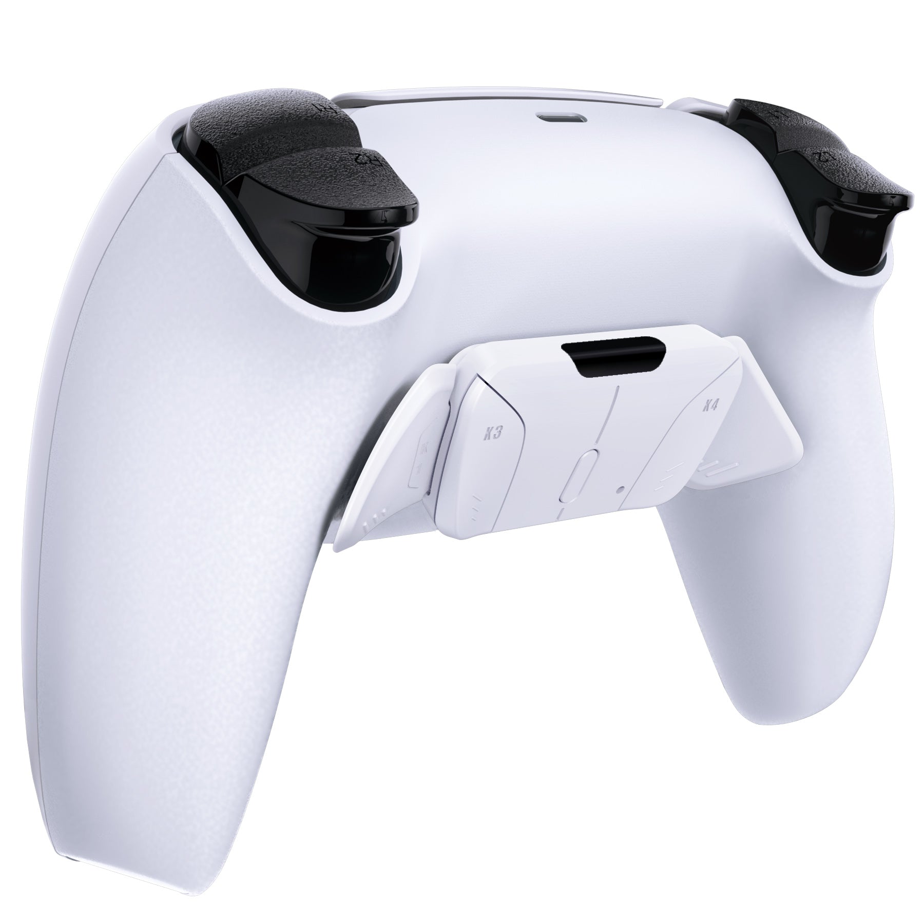 eXtremeRate Retail Solid White Replacement Redesigned K1 K2 K3 K4 Back Buttons Housing Shell for ps5 Controller eXtremeRate RISE4 Remap Kit - Controller & RISE4 Remap Board NOT Included - VPFM5002