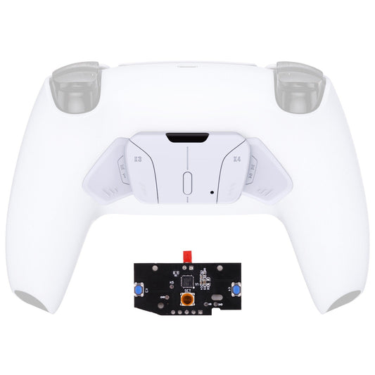 eXtremeRate Retail Turn RISE to RISE4 Kit ¨C Redesigned White K1 K2 K3 K4 Back Buttons Housing & Remap PCB Board for PS5 Controller eXtremeRate RISE & RISE4 Remap kit - Controller & Other RISE Accessories NOT Included - VPFM5002P