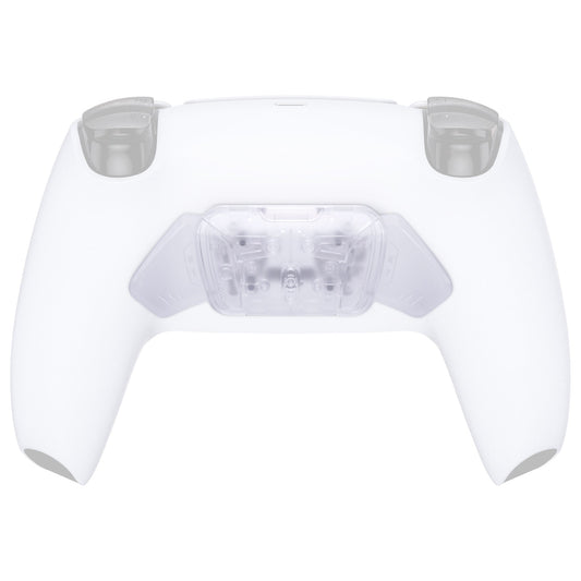 eXtremeRate Retail Transparent Clear Replacement Redesigned K1 K2 K3 K4 Back Buttons Housing Shell for ps5 Controller eXtremeRate RISE4 Remap Kit - Controller & RISE4 Remap Board NOT Included - VPFM5003