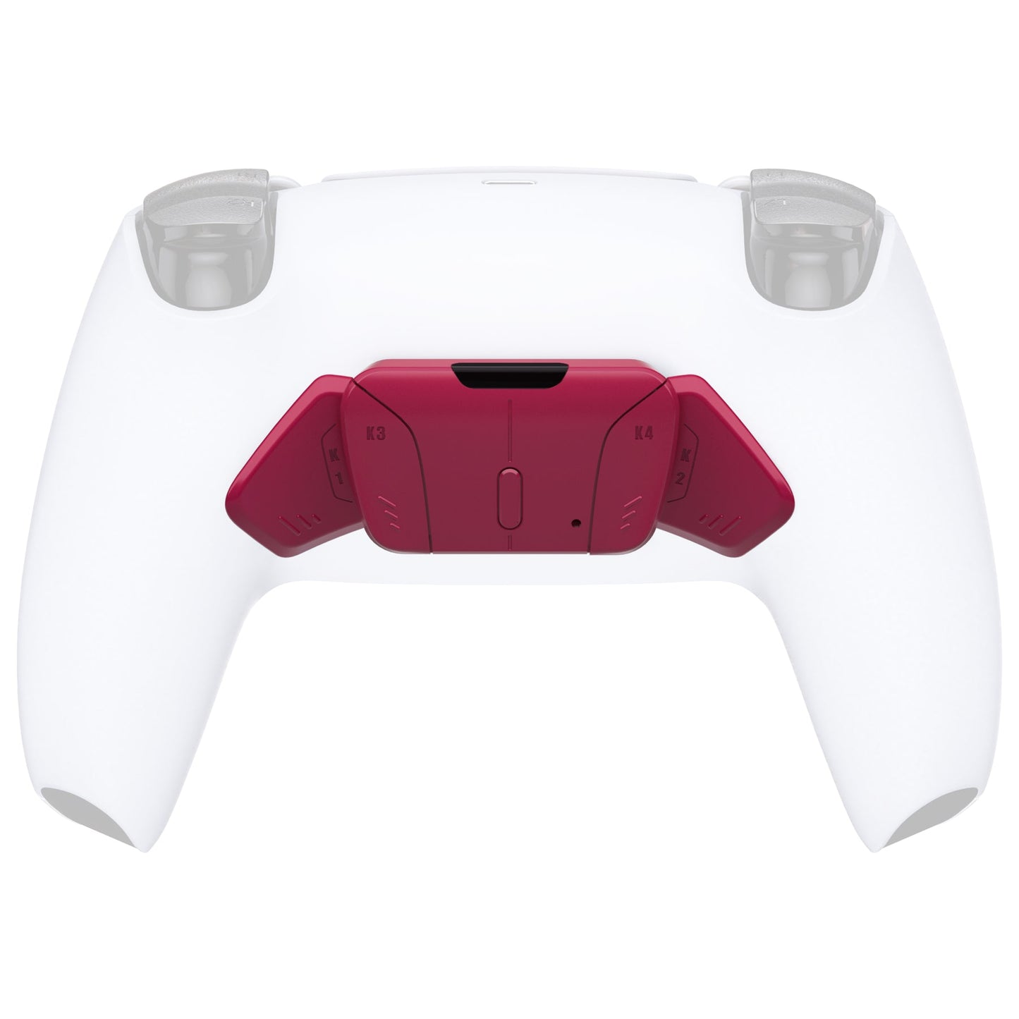 eXtremeRate Retail Cosmic Red Replacement Redesigned K1 K2 K3 K4 Back Buttons Housing Shell for ps5 Controller eXtremeRate RISE4 Remap Kit - Controller & RISE4 Remap Board NOT Included - VPFM5007