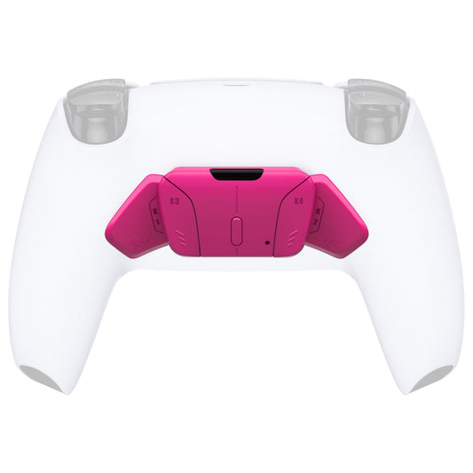 eXtremeRate Retail Nova Pink Replacement Redesigned K1 K2 K3 K4 Back Buttons Housing Shell for PS5 Controller RISE4 Remap Kit - Controller & RISE4 Remap Board NOT Included - VPFM5008