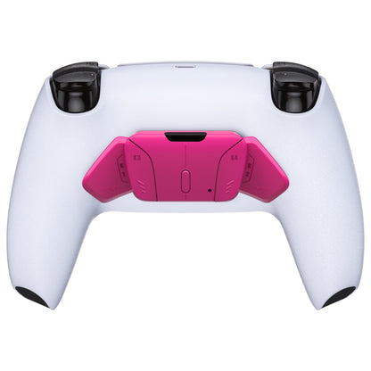 eXtremeRate Retail Nova Pink Replacement Redesigned K1 K2 K3 K4 Back Buttons Housing Shell for PS5 Controller RISE4 Remap Kit - Controller & RISE4 Remap Board NOT Included - VPFM5008