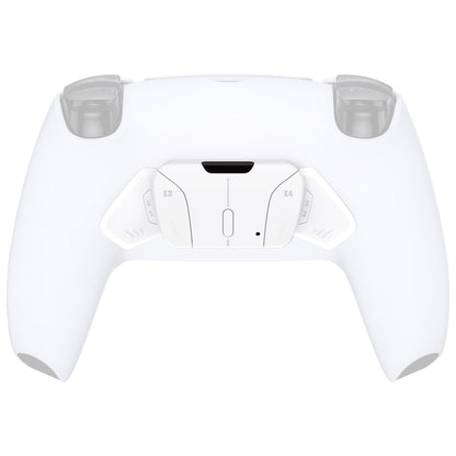 eXtremeRate Retail White Replacement Redesigned K1 K2 K3 K4 Back Buttons Housing Shell for ps5 Controller eXtremeRate RISE4 Remap Kit - Controller & RISE4 Remap Board NOT Included - VPFP3001