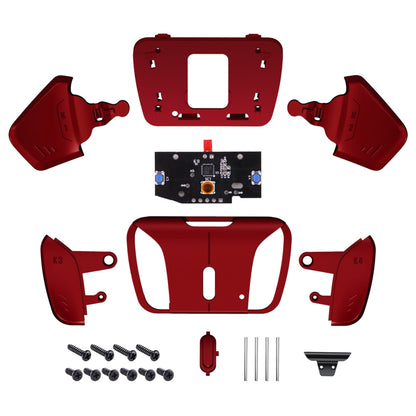 eXtremeRate Retail Turn RISE to RISE4 Kit-Redesigned Scarlet Red K1 K2 K3 K4 Back Buttons Housing & Remap PCB Board for ps5 Controller eXtremeRate RISE & RISE4 Remap kit - Controller & Other RISE Accessories NOT Included - VPFP3002P