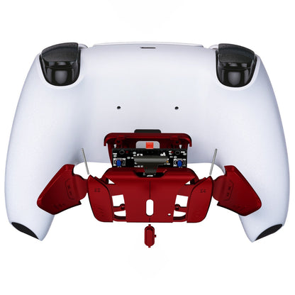 eXtremeRate Retail Turn RISE to RISE4 Kit-Redesigned Scarlet Red K1 K2 K3 K4 Back Buttons Housing & Remap PCB Board for ps5 Controller eXtremeRate RISE & RISE4 Remap kit - Controller & Other RISE Accessories NOT Included - VPFP3002P