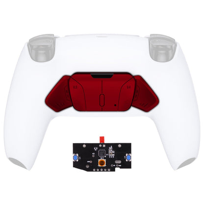 eXtremeRate Retail Turn RISE to RISE4 Kit-Redesigned Scarlet Red K1 K2 K3 K4 Back Buttons Housing & Remap PCB Board for ps5 Controller eXtremeRate RISE & RISE4 Remap kit - Controller & Other RISE Accessories NOT Included - VPFP3002P