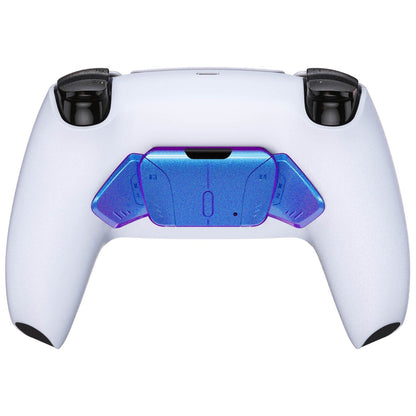 eXtremeRate Retail Chameleon Purple Blue Replacement Redesigned K1 K2 K3 K4 Back Buttons Housing Shell for ps5 Controller eXtremeRate RISE4 Remap Kit - Controller & RISE4 Remap Board NOT Included - VPFP3003