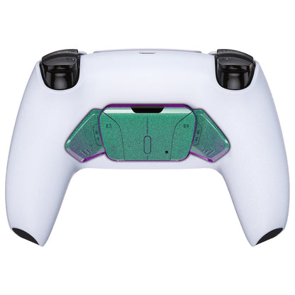 eXtremeRate Retail Turn RISE to RISE4 Kit-Redesigned Chameleon Green Purple K1 K2 K3 K4 Back Buttons Housing & Remap PCB Board for ps5 Controller eXtremeRate RISE & RISE4 Remap kit - Controller & Other RISE Accessories NOT Included - VPFP3004P