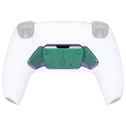 eXtremeRate Retail Turn RISE to RISE4 Kit-Redesigned Chameleon Green Purple K1 K2 K3 K4 Back Buttons Housing & Remap PCB Board for ps5 Controller eXtremeRate RISE & RISE4 Remap kit - Controller & Other RISE Accessories NOT Included - VPFP3004P