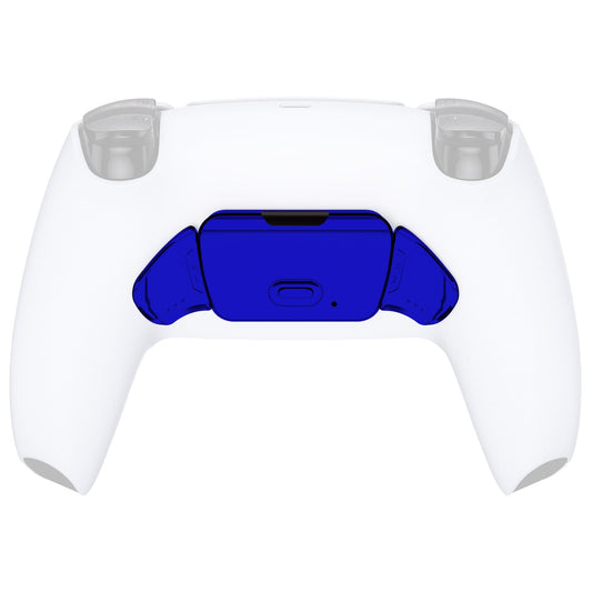 eXtremeRate Retail Chrome Blue Replacement Redesigned K1 K2 Back Button Housing Shell for ps5 Controller eXtremerate RISE Remap Kit - Controller & RISE Remap Board NOT Included - WPFD4004