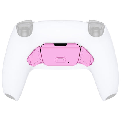 eXtremeRate Retail Chrome Pink Replacement Redesigned K1 K2 Back Button Housing Shell for ps5 Controller eXtremerate RISE Remap Kit - Controller & RISE Remap Board NOT Included - WPFD4007