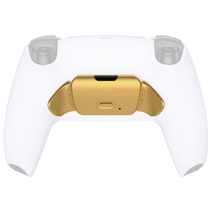 eXtremeRate Retail Metal Gold Real Metal Buttons (RMB) Version K1 K2 Buttons Housing & Remap PCB Board for PS5 Controller eXtremeRate RISE Remap Kit ¨C Controller & Other RISE Accessories NOT Included - WPFJ7004