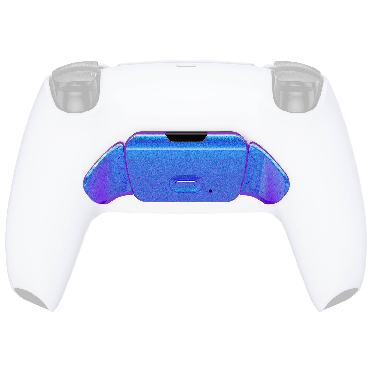 eXtremeRate Retail Chameleon Purple Blue Replacement Redesigned K1 K2 Back Button Housing Shell for ps5 Controller eXtremerate RISE Remap Kit - Controller & RISE Remap Board NOT Included - WPFP3001