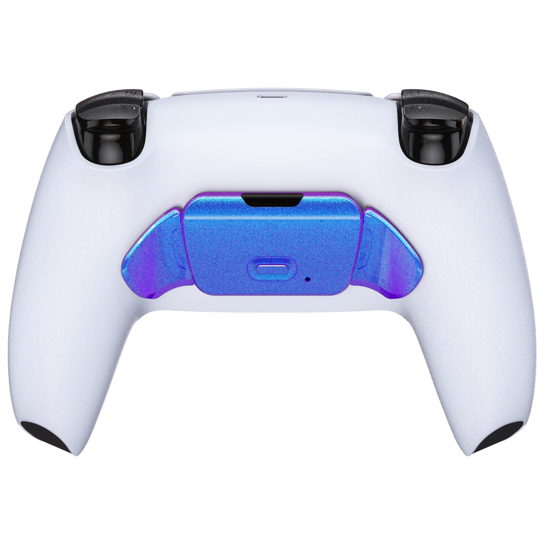 eXtremeRate Retail Chameleon Purple Blue Replacement Redesigned K1 K2 Back Button Housing Shell for ps5 Controller eXtremerate RISE Remap Kit - Controller & RISE Remap Board NOT Included - WPFP3001