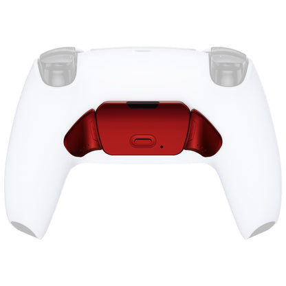 eXtremeRate Retail Scarlet Red Replacement Redesigned K1 K2 Back Button Housing Shell for ps5 Controller eXtremerate RISE Remap Kit - Controller & RISE Remap Board NOT Included - WPFP3003