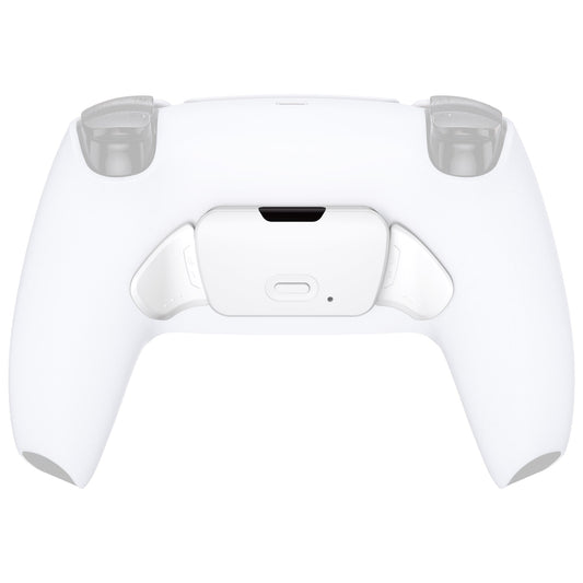 eXtremeRate Retail White Replacement Redesigned K1 K2 Back Button Housing Shell for ps5 Controller eXtremerate RISE Remap Kit - Controller & RISE Remap Board NOT Included - WPFP3008