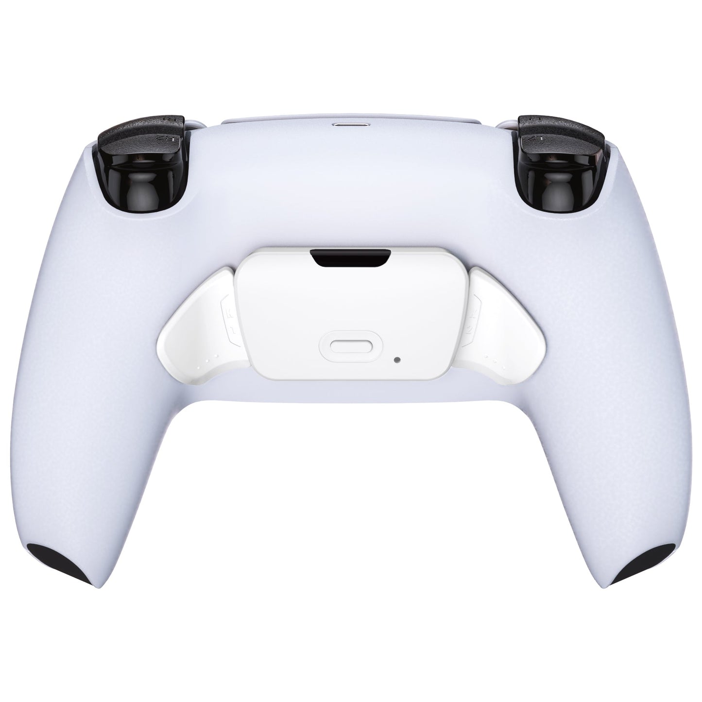 eXtremeRate Retail White Replacement Redesigned K1 K2 Back Button Housing Shell for ps5 Controller eXtremerate RISE Remap Kit - Controller & RISE Remap Board NOT Included - WPFP3008