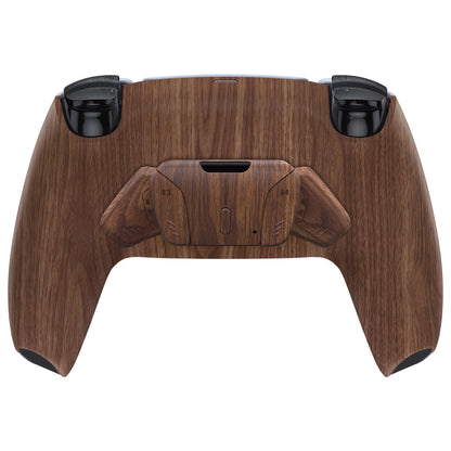 eXtremeRate Retail eXtremeRate Wood Grain Remappable RISE 4.0 Remap Kit for ps5 Controller BDM-030, Upgrade Board & Redesigned Back Shell & 4 Back Buttons for ps5 Controller - Controller NOT Included - YPFS2001G3