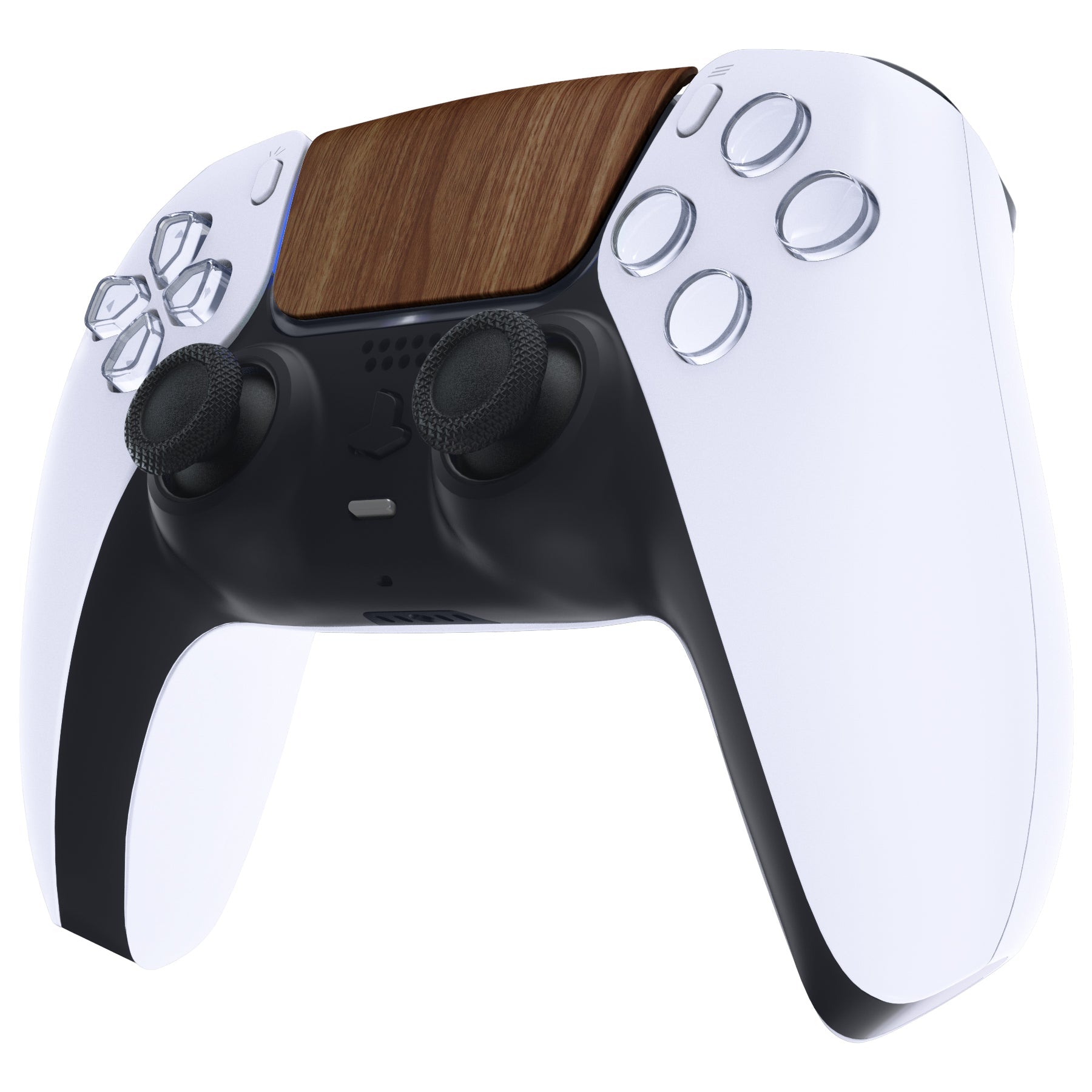 eXtremeRate Retail Wooden Grain Replacement Touchpad Cover Compatible with ps5 Controller BDM-010 BDM-020 & BDM-030, Custom Part Touch Pad Compatible with ps5 Controller - Controller NOT Included - JPF4060G3