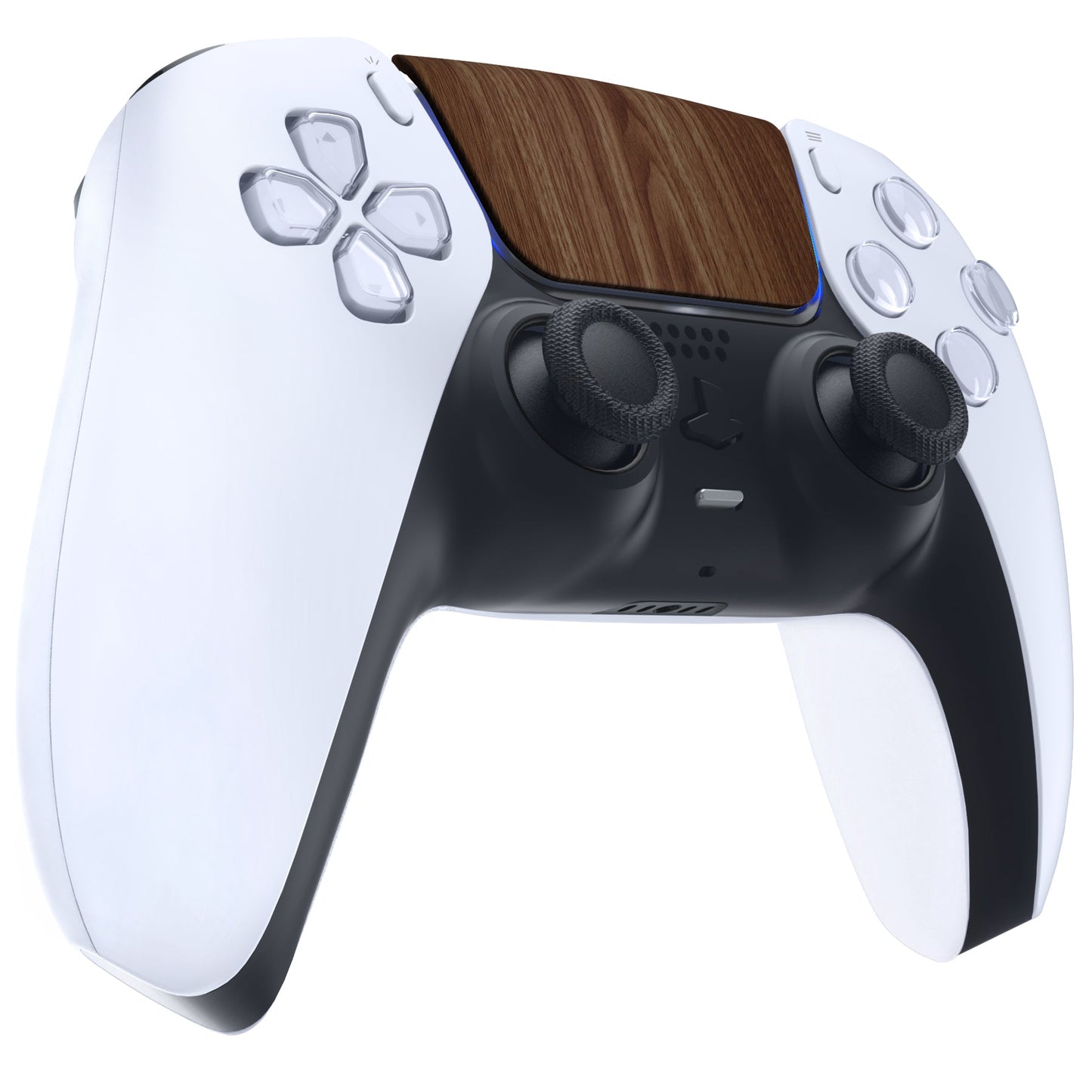 eXtremeRate Retail Wooden Grain Replacement Touchpad Cover Compatible with ps5 Controller BDM-010 BDM-020 & BDM-030, Custom Part Touch Pad Compatible with ps5 Controller - Controller NOT Included - JPF4060G3