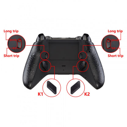 eXtremeRate Retail Lofty Remappable Remap & Trigger Stop Kit for Xbox One S & One X Controller, Redesigned Back Shell & Side Rails & Back Buttons & Trigger Lock for Xbox One S X Controller 1708 - X1RM001