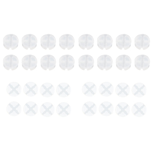 eXtremeRate Xbox Series X/S（モデル1914） & Xbox One X/S （モデル1708）コントローラー対応ABXYクリックキットV2用32個入り 交換用シリコンラバー ボタンパッド