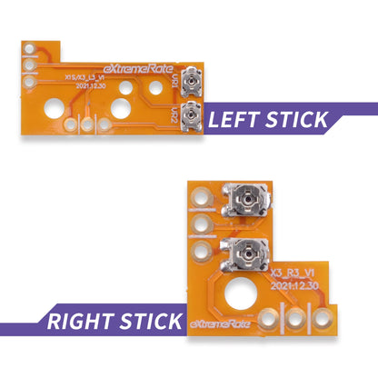 eXtremeRate Retail Drifix Thumbsticks Drift Fix Repair Kit for Xbox Series X & S Controller (Model 1914), Custom Analog Stick Joystick Regulator Circuit Board for Xbox Core Controller - X3MD002