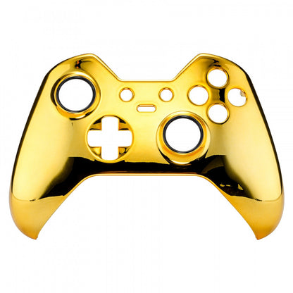 eXtremeRate Retail New Custom Gold Remote Controller Top Shell for Xbox One Elite Model 1698-XOED001