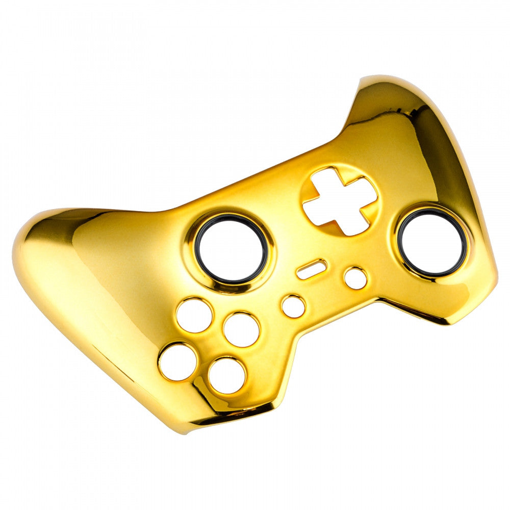 eXtremeRate Retail New Custom Gold Remote Controller Top Shell for Xbox One Elite Model 1698-XOED001