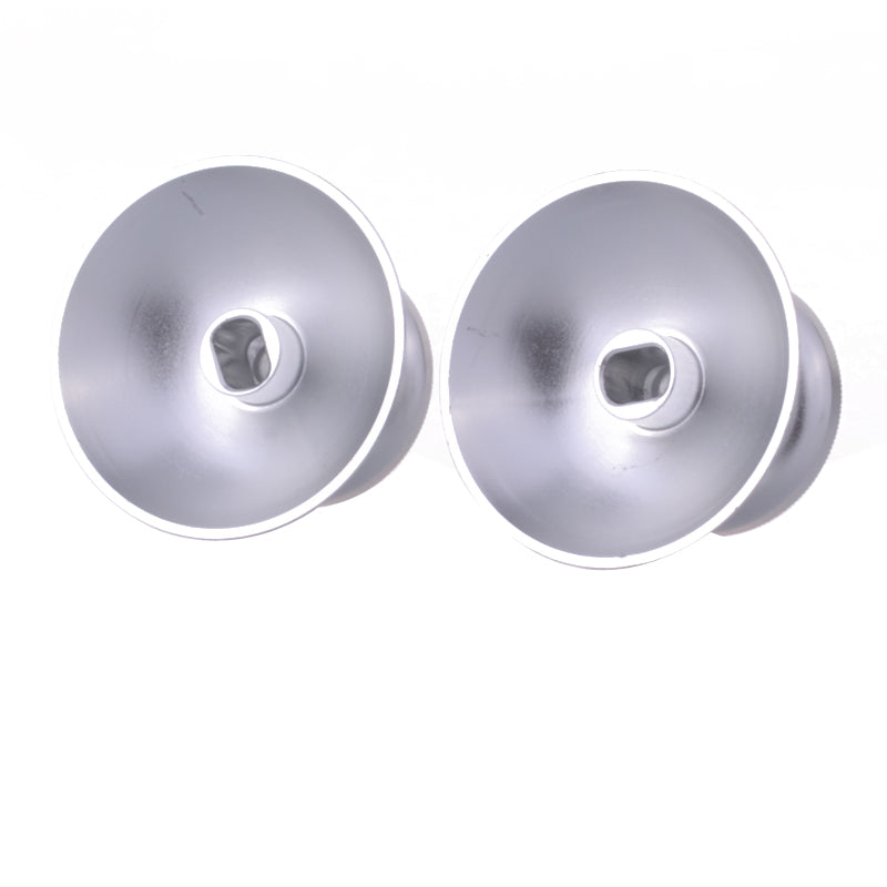 eXtremeRate Retail Silver Metal Aluminium Thumbsticks Buttons Custom Parts For Xbox One Controller - XOJ0302