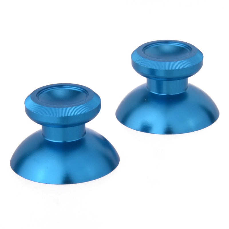 eXtremeRate Retail Blue Metal Aluminium Thumbsticks Buttons Custom Parts For Xbox One Controller - XOJ0304