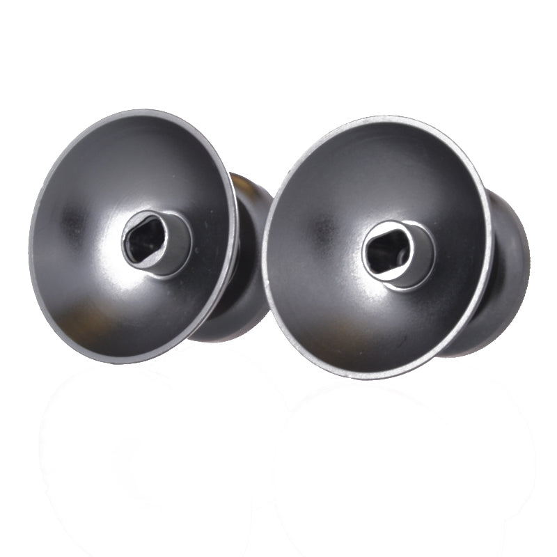 eXtremeRate Retail Gun Metal Aluminium Thumbsticks Buttons Custom Parts For Xbox One Controller - XOJ0306