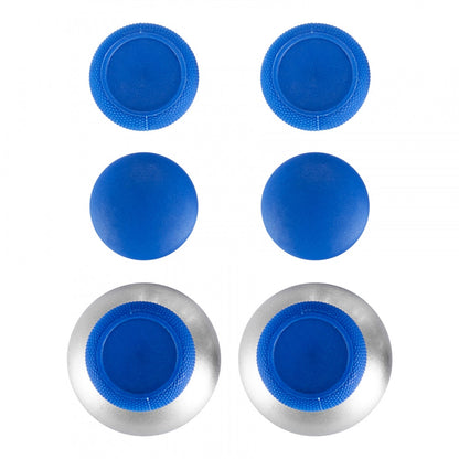 eXtremeRate Retail Blue Metal Magnetic Thumbsticks With Screwdrivers For Xbox One Elite ps4 Slim - XOJ2016