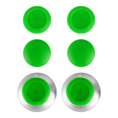 eXtremeRate Retail Green Metal Magnetic Thumbsticks With Screwdrivers For Xbox One Elite ps4 Slim - XOJ2020