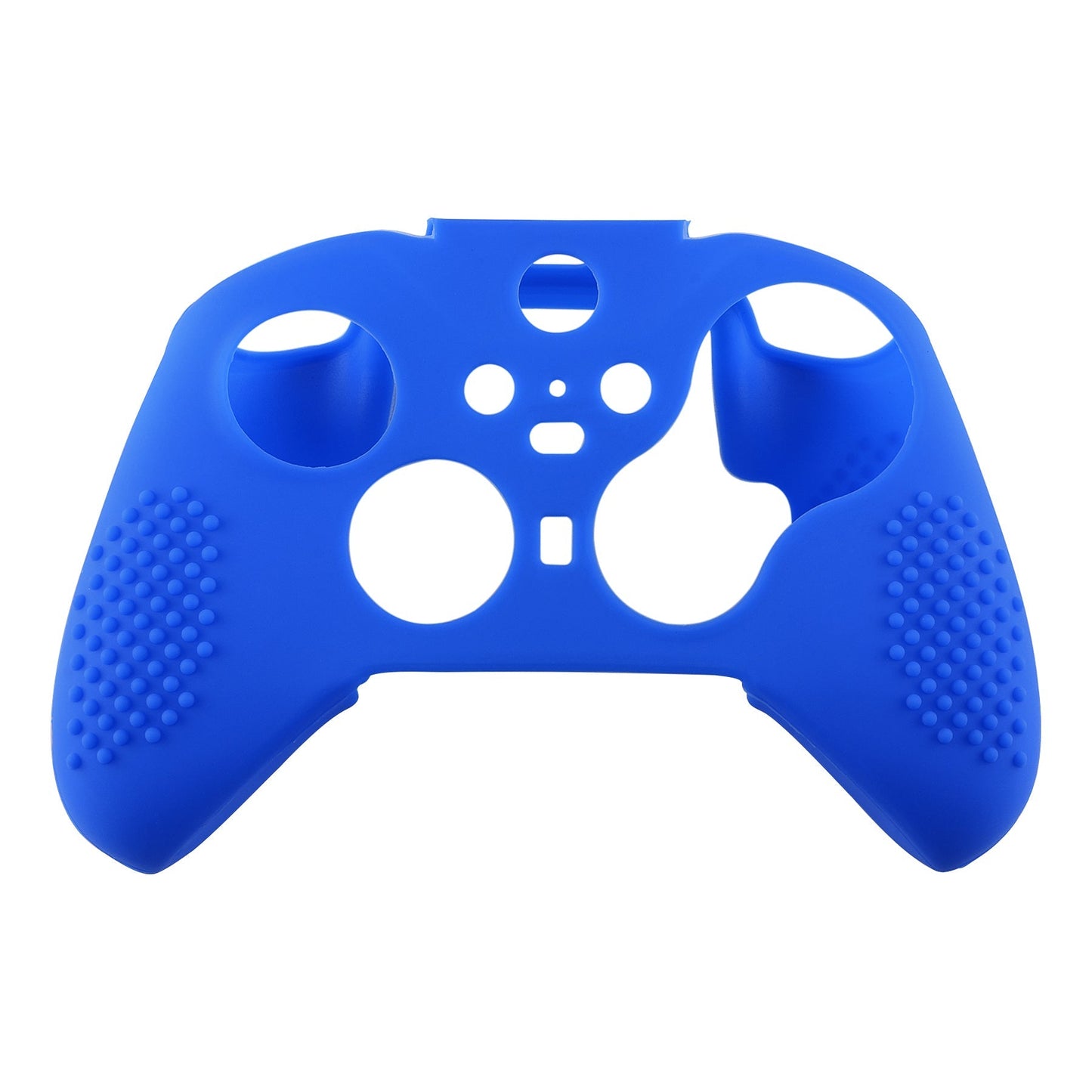 eXtremeRate Retail Blue Soft Anti-Slip Silicone Cover Skins, Controller Protective Case for New Xbox One Elite Series 2 with Thumb Grips Analog Caps -XBOWP0047GC