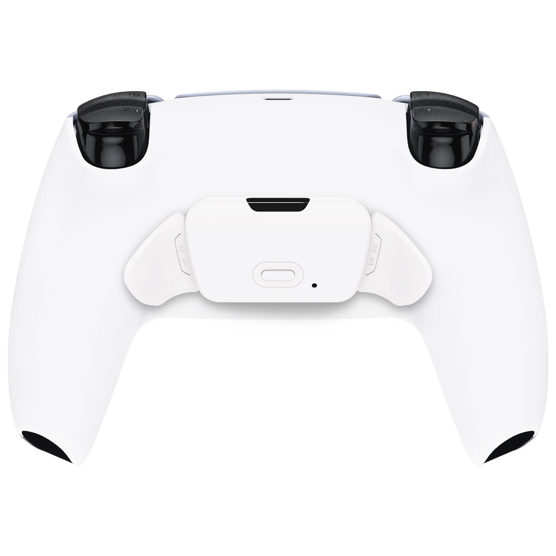 eXtremeRate Retail White Back Paddles Remappable Rise Remap Kit with Upgrade Board & Redesigned Back Shell & Back Buttons Attachment for ps5 Controller BDM-010 & BDM-020 - XPFP3008G2