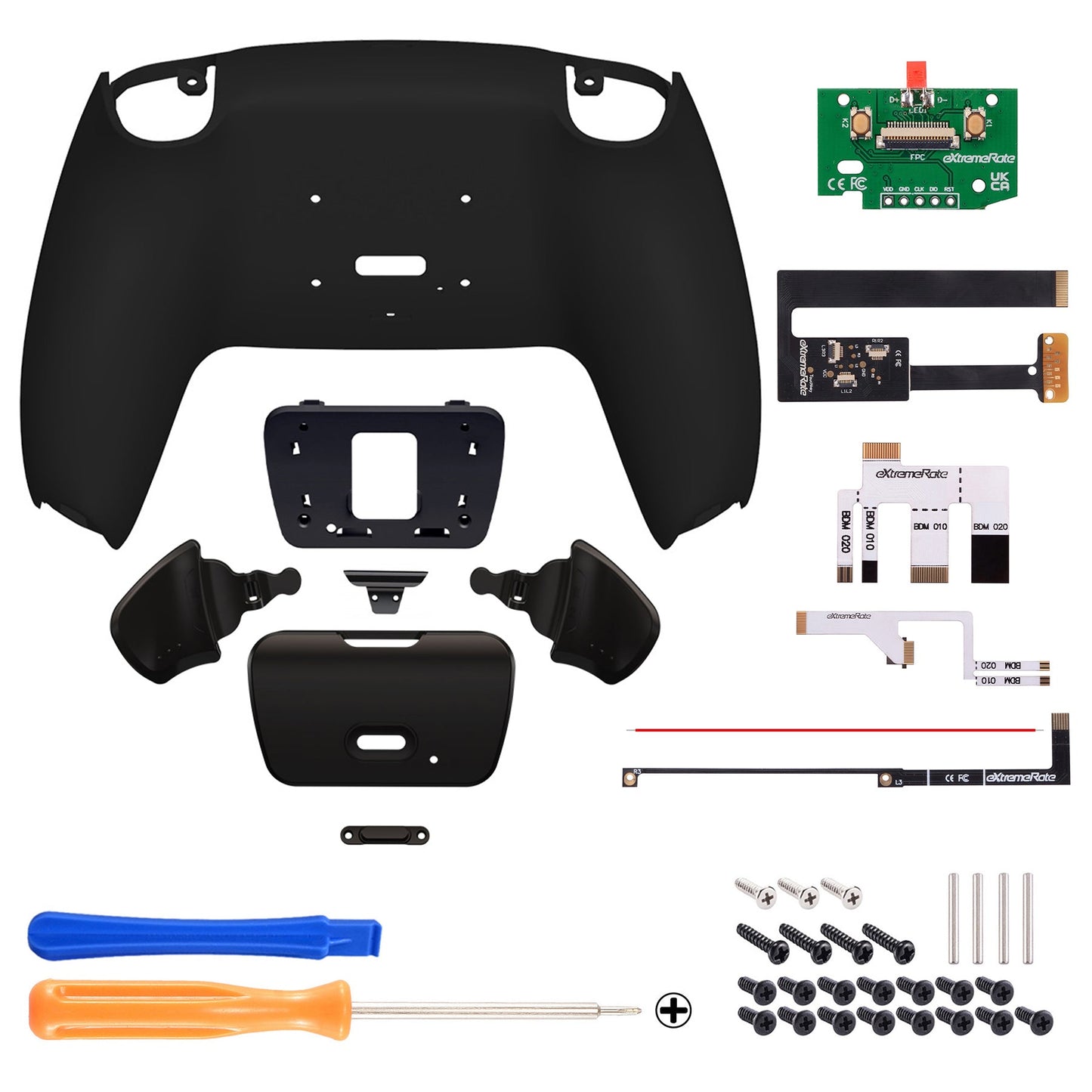 eXtremeRate Remappable Rise Remap Kit for PS5 Controller BDM-010 & BDM-020 - Black eXtremeRate