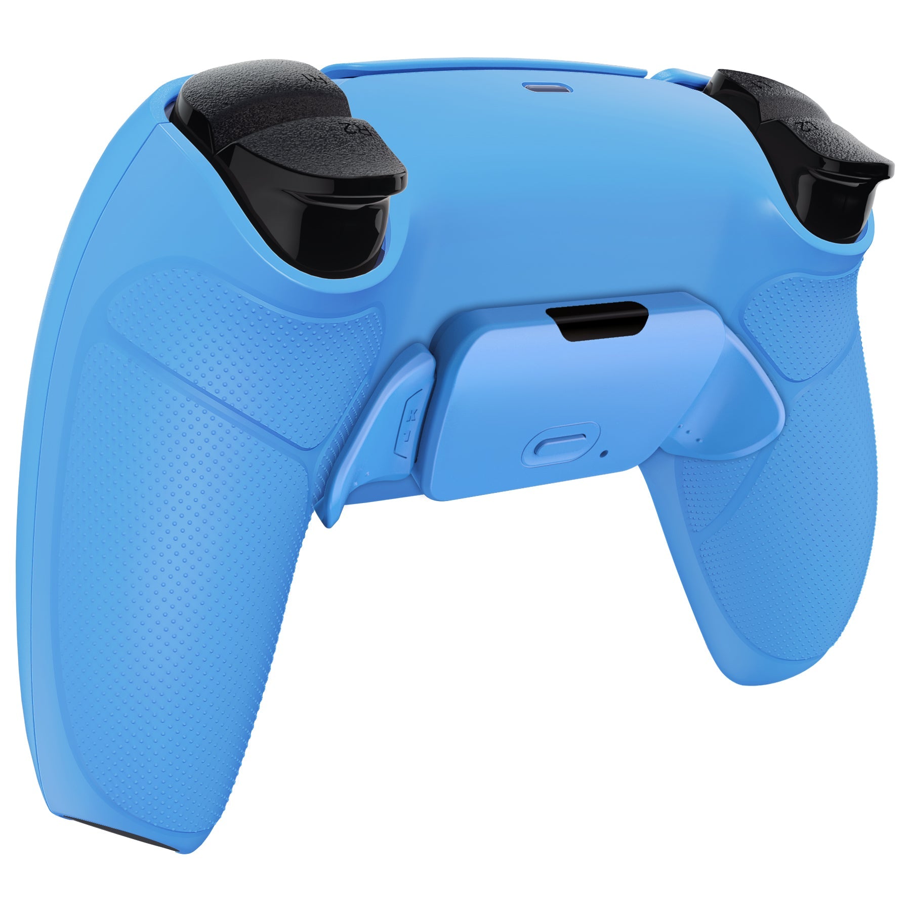 eXtremeRate Retail Starlight Blue Rubberized Grip Back Paddles Remappable Rise Remap Kit with Upgrade Board & Redesigned Back Shell & Back Buttons Attachment for PS5 Controller BDM-010 & BDM-020 - XPFU6006