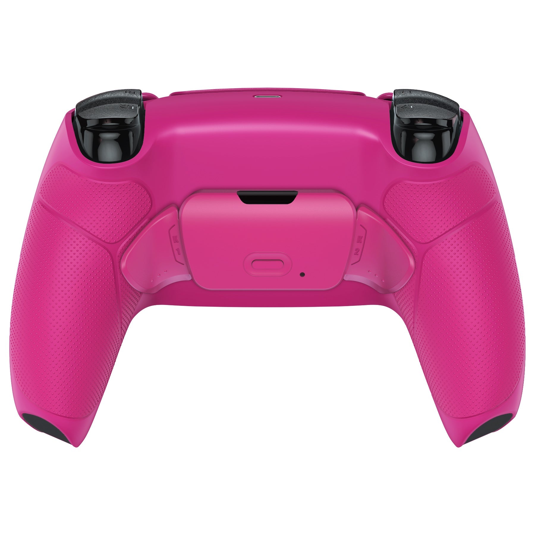 eXtremeRate Retail Nova Pink Rubberized Grip Remappable RISE Remap Kit for PS5 Controller BDM-030, Upgrade Board & Redesigned Nova Pink Back Shell & Back Buttons for PS5 Controller - Controller NOT Included - XPFU6009G3