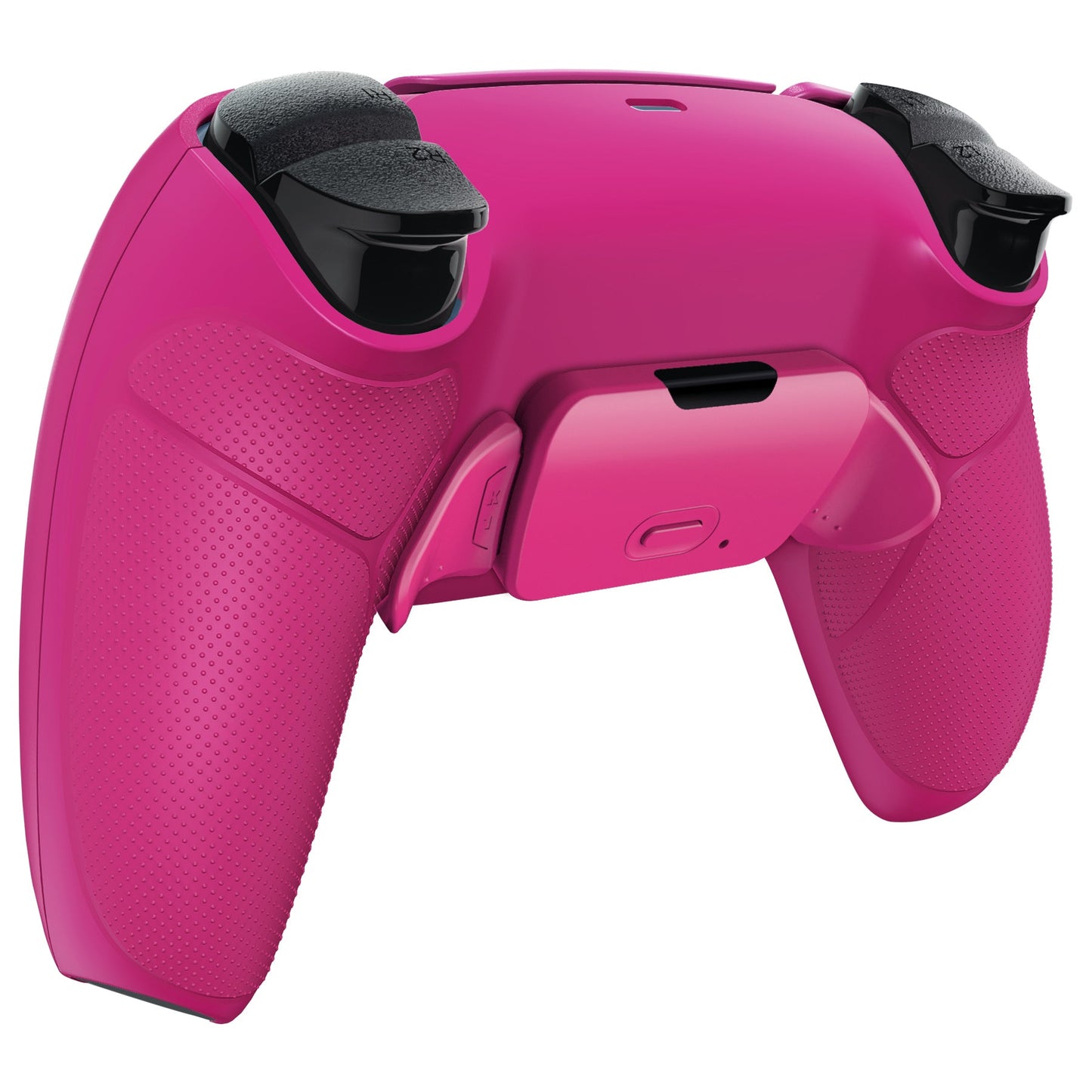 eXtremeRate Retail Nova Pink Rubberized Grip Remappable RISE Remap Kit for PS5 Controller BDM-030, Upgrade Board & Redesigned Nova Pink Back Shell & Back Buttons for PS5 Controller - Controller NOT Included - XPFU6009G3