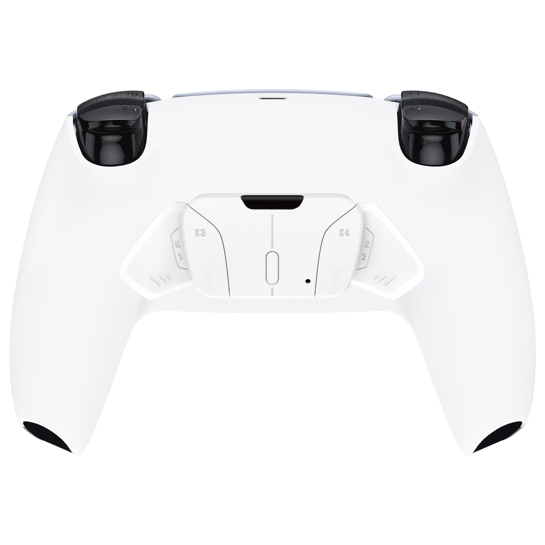 eXtremeRate Retail White Remappable RISE 4.0 Remap Kit for ps5 Controller BDM 010 & BDM 020, Upgrade Board & Redesigned Back Shell & 4 Back Buttons for ps5 Controller - Controller NOT Included - YPFP3006