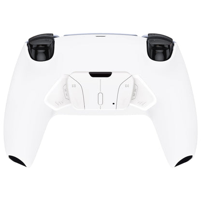 eXtremeRate Retail White Remappable RISE 4.0 Remap Kit for ps5 Controller BDM 010 & BDM 020, Upgrade Board & Redesigned Back Shell & 4 Back Buttons for ps5 Controller - Controller NOT Included - YPFP3006